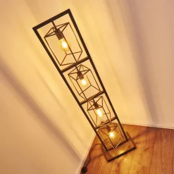 Lampadaire Westbroek Argente, 4 Lumieres