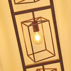 Lampadaire Westbroek Argente, 4 Lumieres