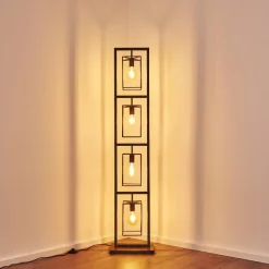 Lampadaire Westbroek Argente, 4 Lumieres