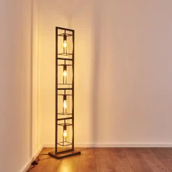 Lampadaire Westbroek Argente, 4 Lumieres