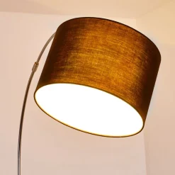 Lampadaire Wiby Nickel Mat, 1 Lumiere