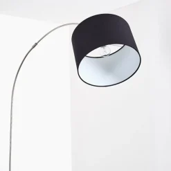 Lampadaire Wiby Nickel Mat, 1 Lumiere