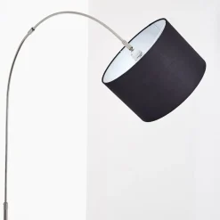 Lampadaire Wiby Nickel Mat, 1 Lumiere