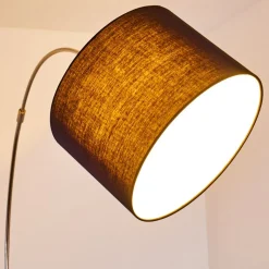 Lampadaire Wiby Nickel Mat, 1 Lumiere