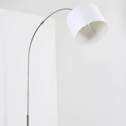 Lampadaire Wiby Nickel Mat, 1 Lumiere