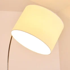 Lampadaire Wiby Nickel Mat, 1 Lumiere