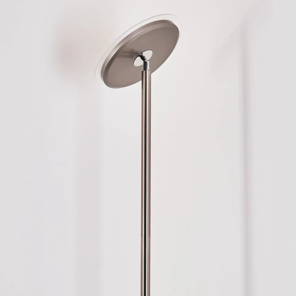 Lampadaire Wonsbek Led Nickel Mat, 1 Lumiere
