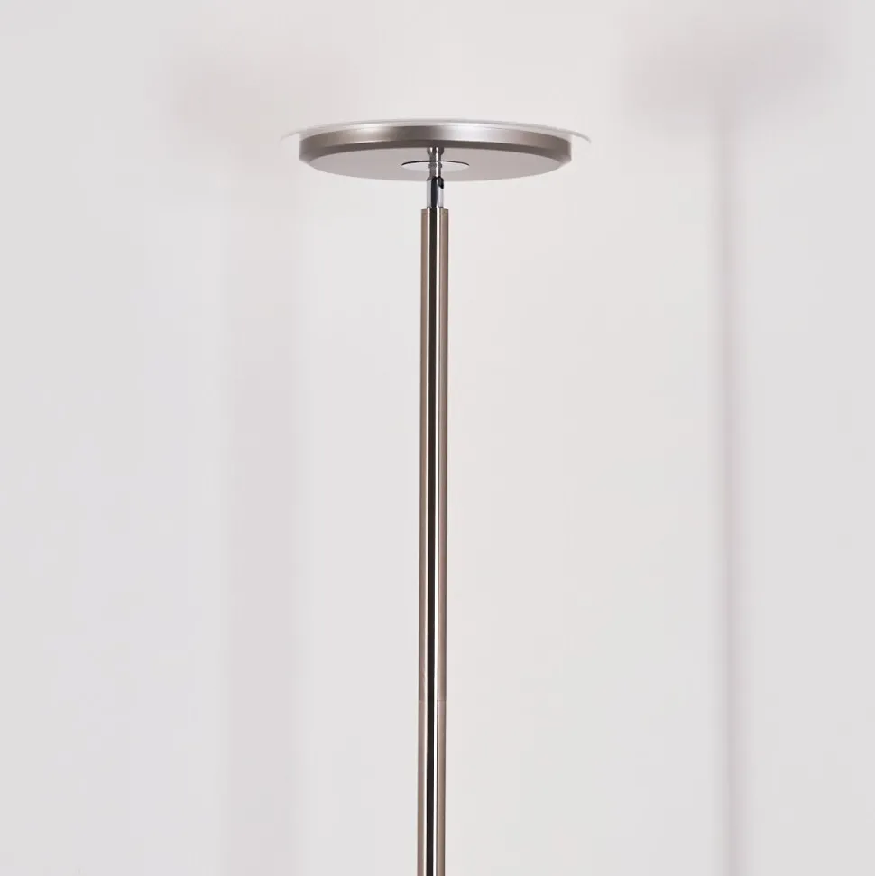 Lampadaire Wonsbek Led Nickel Mat, 1 Lumiere