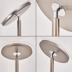 Lampadaire Wonsbek Led Nickel Mat, 1 Lumiere