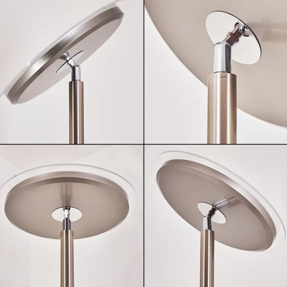 Lampadaire Wonsbek Led Nickel Mat, 1 Lumiere