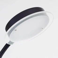 Lampadaire Wonsbek Led Noir, 2 Lumieres