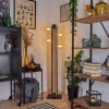 Lampadaire Yuma Ecru, Noir, 4 Lumieres