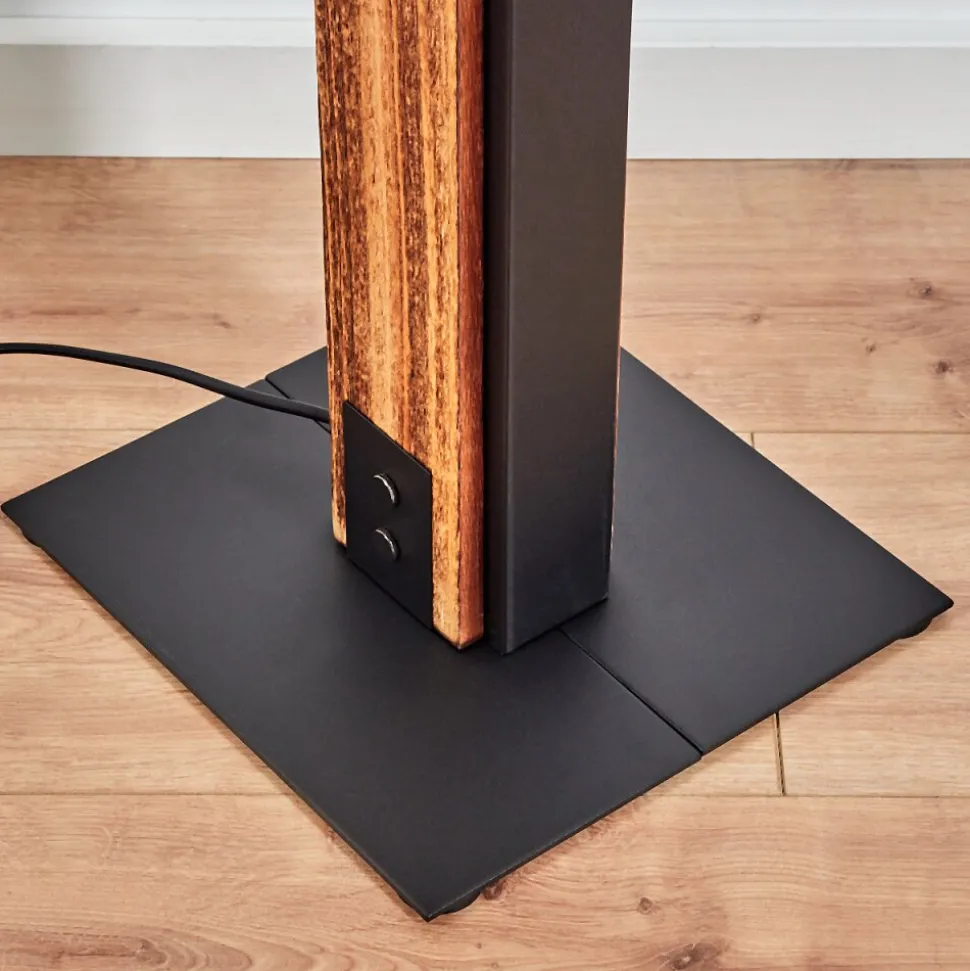 Lampadaire Yuma Ecru, Noir, 4 Lumieres