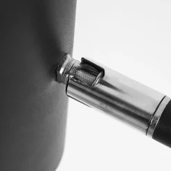 Lampadaire Zuoz Chrome, Noir, 1 Lumiere