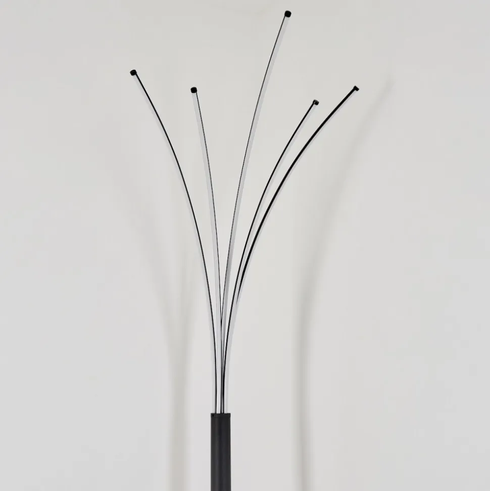 Lampadairebakersfield Led Noir, Blanc, 1 Lumiere