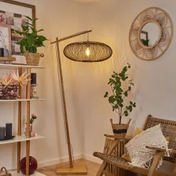 Lampadairebrooker Ecru, 1 Lumiere
