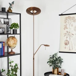 Lampadaireconfluencia Led Bronze, 2 Lumieres