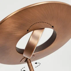 Lampadaireconfluencia Led Bronze, 2 Lumieres
