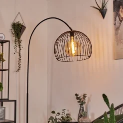 Lampadaireespairo Noir, 1 Lumiere