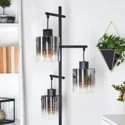 Lampadairegafa Noir, 3 Lumieres