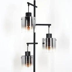 Lampadairegafa Noir, 3 Lumieres