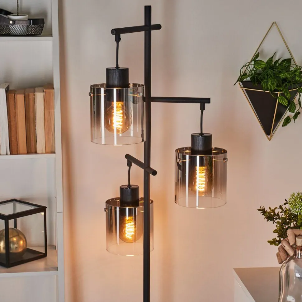 Lampadairegafa Noir, 3 Lumieres