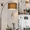 Lampadairegualdim Noir, 1 Lumiere