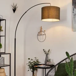 Lampadairegualdim Noir, 1 Lumiere