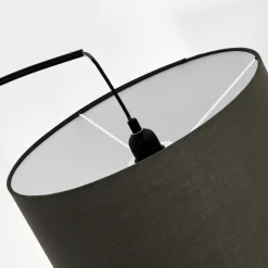 Lampadairegualdim Noir, 1 Lumiere