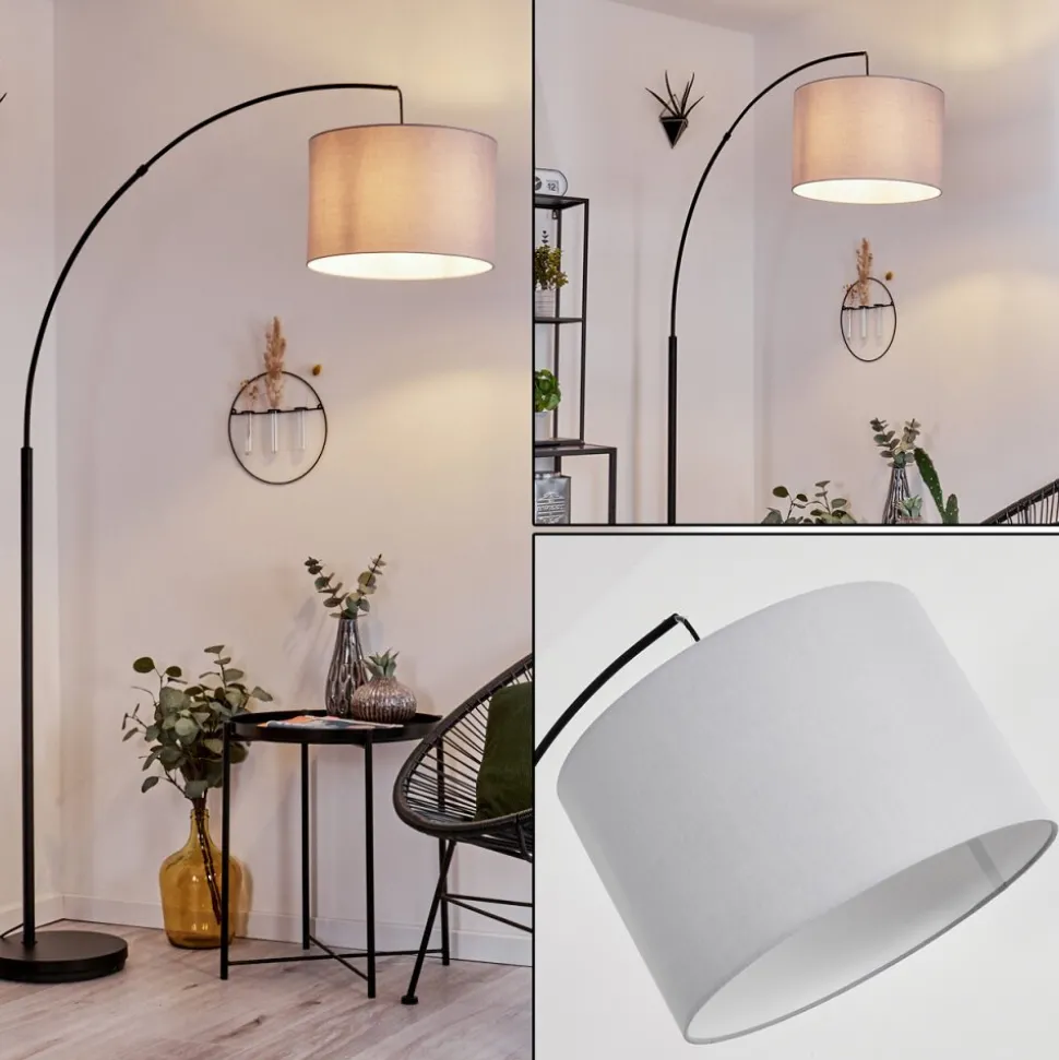 Lampadairegualdim Noir, 1 Lumiere