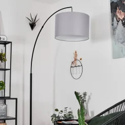 Lampadairegualdim Noir, 1 Lumiere