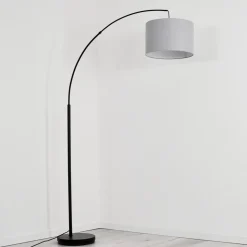 Lampadairegualdim Noir, 1 Lumiere