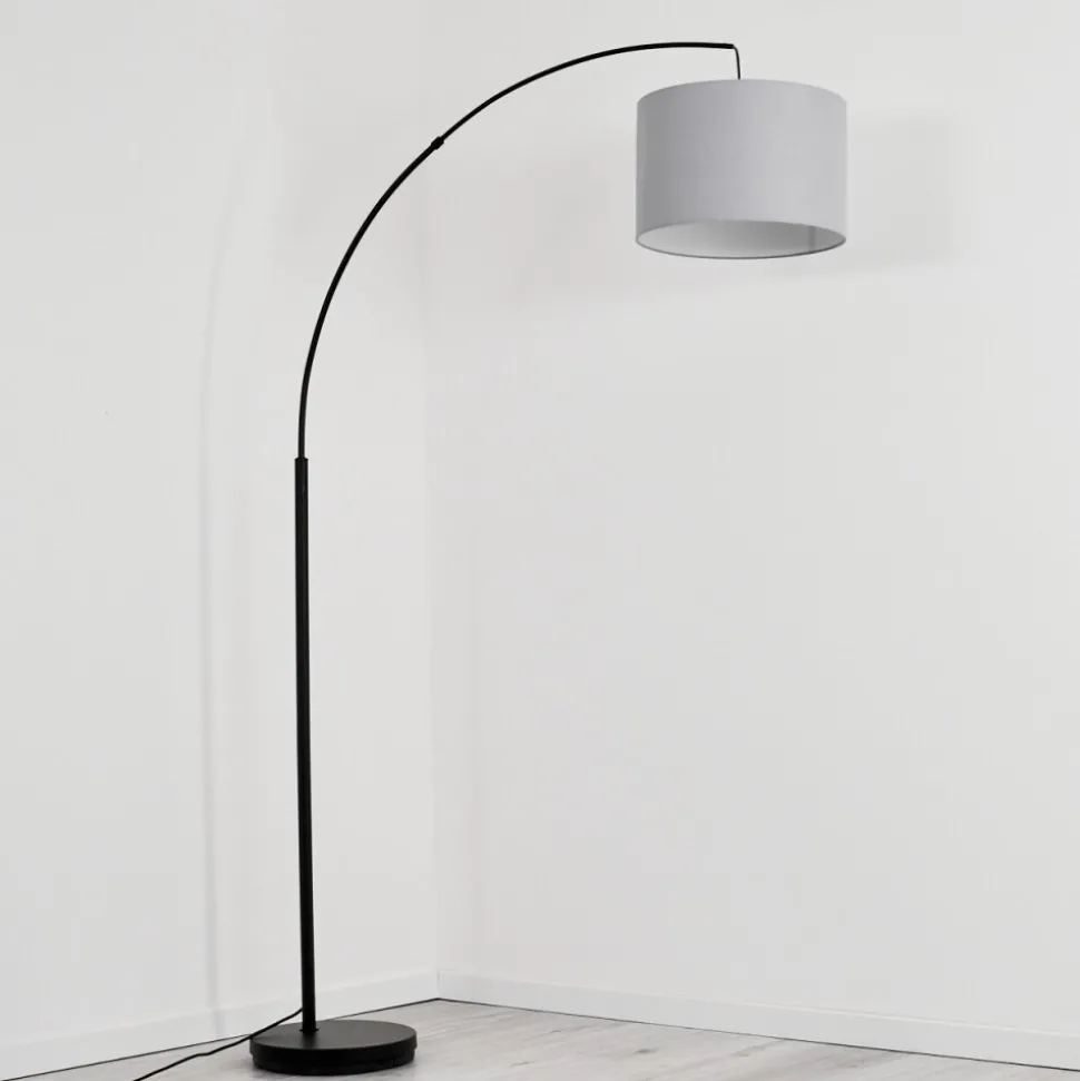 Lampadairegualdim Noir, 1 Lumiere