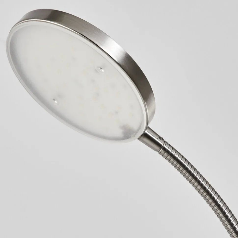 Lampadairehaltia Led Nickel Mat, 1 Lumiere