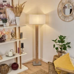 Lampadairekyneton Gris, Ecru, 1 Lumiere