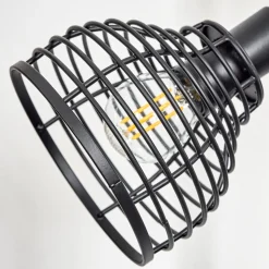 Lampadaireomba Ecru, Noir, 3 Lumieres