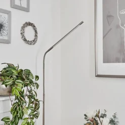Lampadairereuland Led Nickel Mat, 1 Lumiere