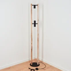 Lampadairesande Ecru, Noir, 3 Lumieres