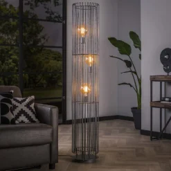 Lampadairetrax Anthracite, 3 Lumieres