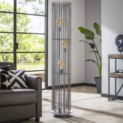 Lampadairetrax Anthracite, 3 Lumieres