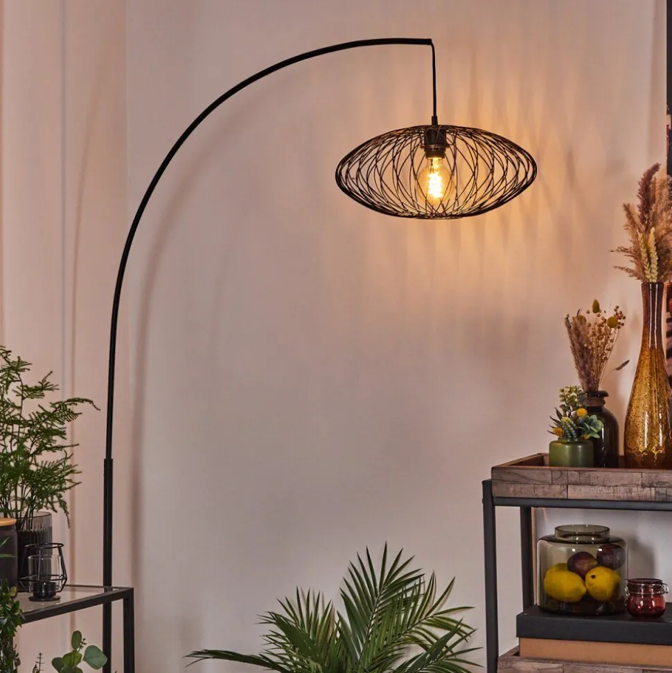 Lampe A Arc Banleou Noir, 1 Lumiere