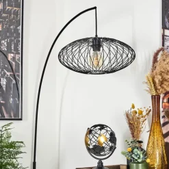 Lampe A Arc Banleou Noir, 1 Lumiere
