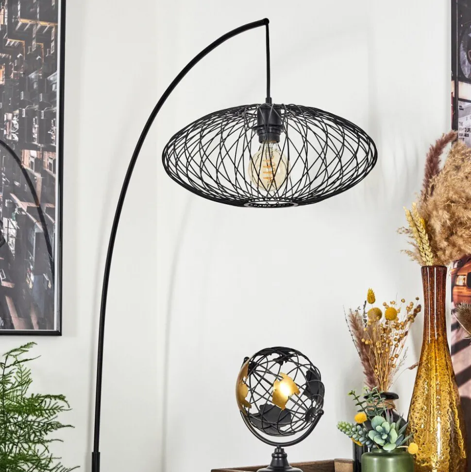 Lampe A Arc Banleou Noir, 1 Lumiere