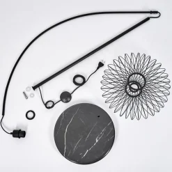 Lampe A Arc Banleou Noir, 1 Lumiere