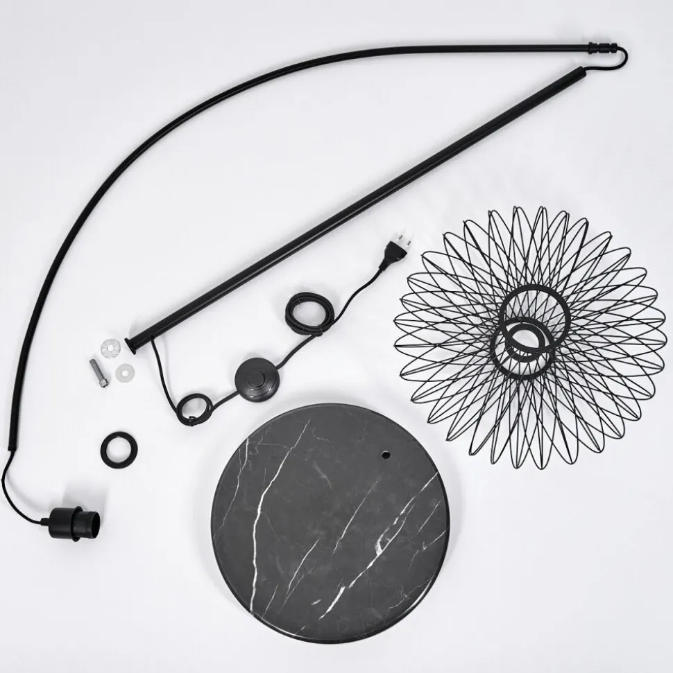 Lampe A Arc Banleou Noir, 1 Lumiere