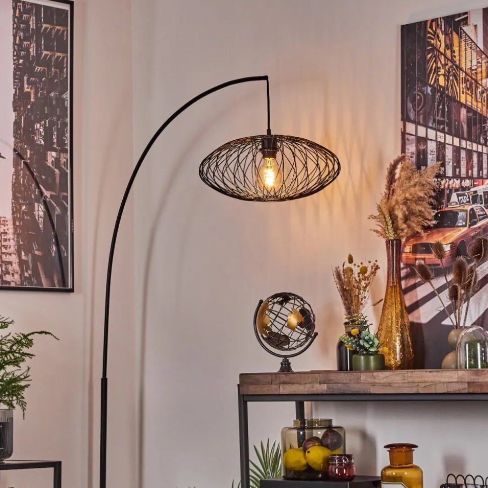 Lampe A Arc Banleou Noir, 1 Lumiere