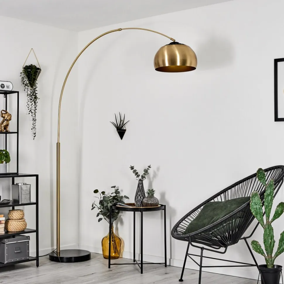 Lampe A Arclourinha Laiton, Noir, 1 Lumiere