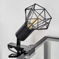 Lampe A Clipper Baripada Noir, 1 Lumiere