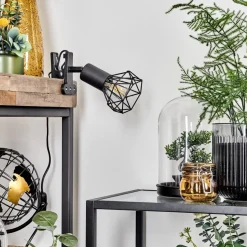 Lampe A Clipper Baripada Noir, 1 Lumiere