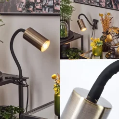 Lampe A Clipper Javel Noir, 1 Lumiere